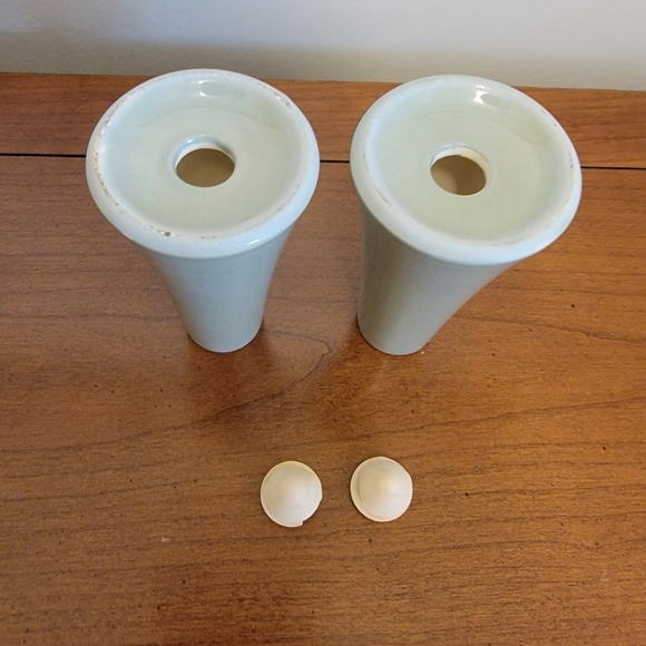 MCM Salt &‎ Pepper Shakers Sage Green - Picture 7 of 12